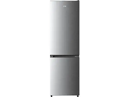 Frigorífico combi - VOK EVR-310NEI, No Frost, Altura 185,3 cm, Inox