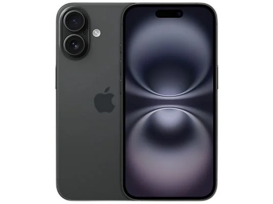 Apple iPhone 16, Negro, 256 GB, 5G, 6.1" OLED Super Retina XDR, Chip A18 Bionic, iOS