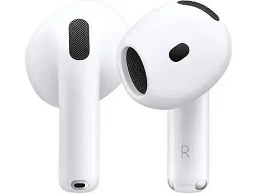 Apple AirPods 4 (2024 4ª gen), Inalámbricos, Bluetooth®, Estuche de carga USB-C, Chip H2, Siri, USB-C, Blanco